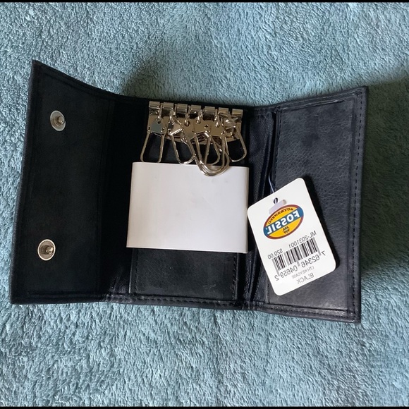 💥2X HP 💥 Fossil Men’s leather wallet Father’s Day Gift - Picture 2 of 4